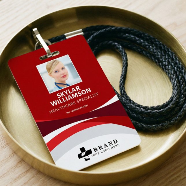 Personalized Medical Logo ID Photo Badge (Personalized Medical Logo ID Photo Badge)