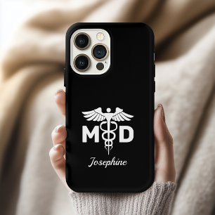 Personalized Medical MD Phone Case, Doctor Gift iPhone 15 Pro Case