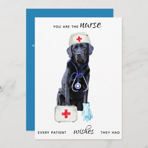 Personalized Medical Nursing Cute Nurse Week Holiday Card