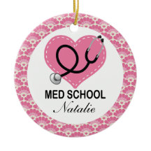 Personalized Medical School Graduate Ornament