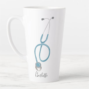 Personalized Medical School Graduate Stethoscope Latte Mug