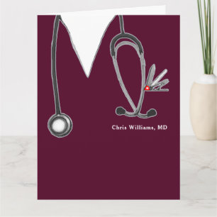 Personalized Medical School Graduation Card