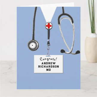 Personalized Medical School Graduation Card