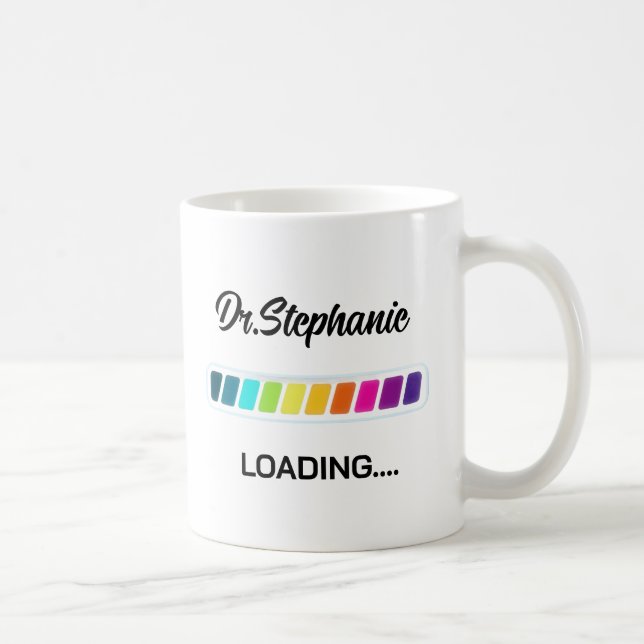 Personalized Medical Student | Cute Female Doctor Coffee Mug (Right)