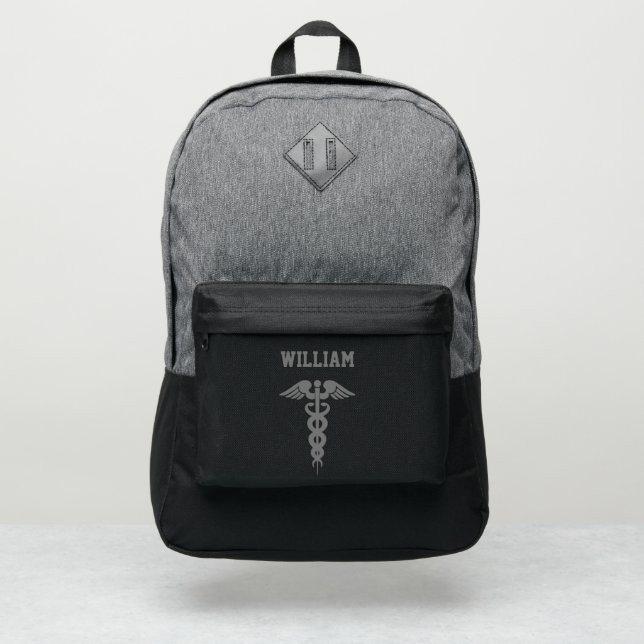 Personalized Medical Symbol Doctor Nurse Port Authority® Backpack (Front)