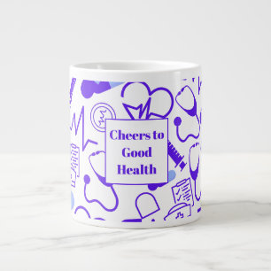 Personalized Medical Theme Healthcare Professional Giant Coffee Mug