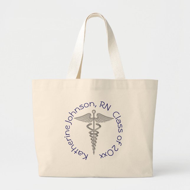 Personalized Medical Tote Bag (Front)