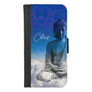 Personalized Meditating Buddha Mandala iPhone 8/7 Wallet Case
