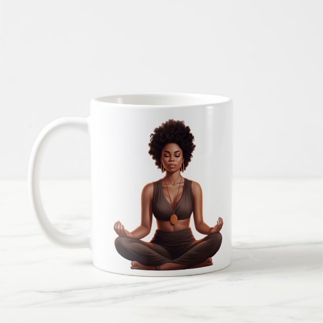 Personalized Meditation Mug (Left)
