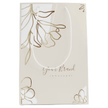 Personalized Medium Paper Bag Elegant Design