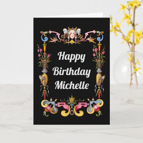 Personalized Medusa Birthday Card