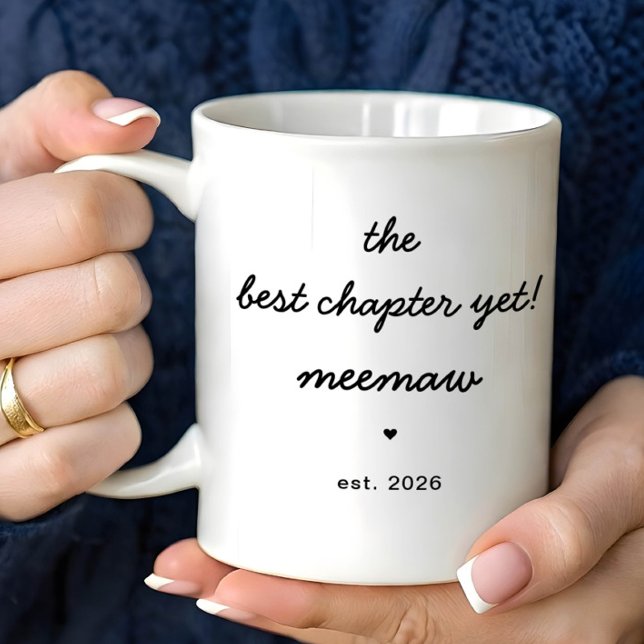 Personalized Meemaw Mug Best Chapter Yet (Creator Uploaded)