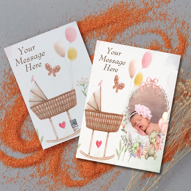 Personalized Meet Our New Baby Announcement  (Creator Uploaded)