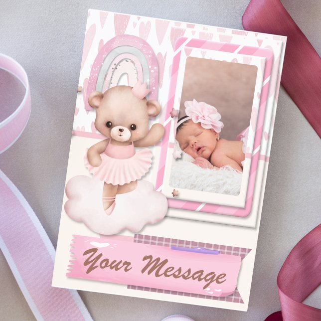 Personalized Meet Our New Baby Announcement  (Creator Uploaded)