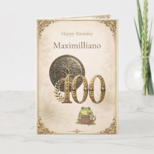 Personalized Meet Zochi 100th Birthday Card