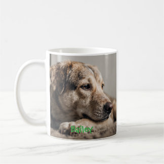 Personalized Member of the Lucky Paws Club Photo Coffee Mug