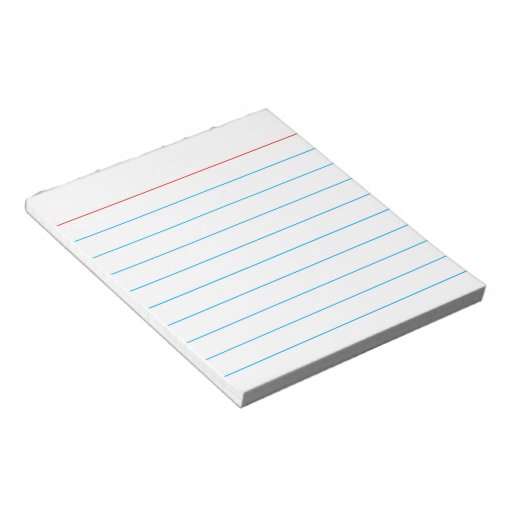 Personalized Memo Pad with Business Lines | Zazzle