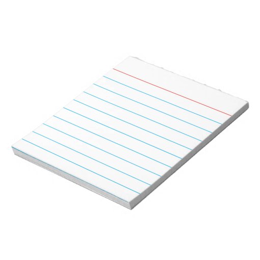 Personalized Memo Pad with Business Lines | Zazzle