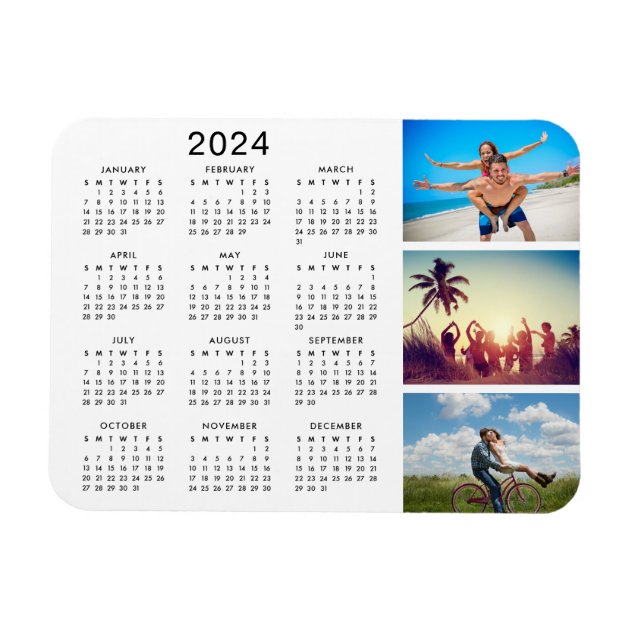 Personalized Memorable Photo Collage 2024 Calendar Magnet Zazzle   Personalized Memorable Photo Collage 2024 Calendar Magnet Rca4639ed49f84bffbab5963414273a73 Adgua 8byvr 630 