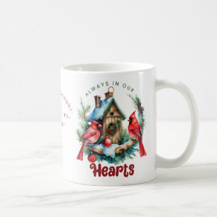 Personalized Memorial Always In Our Hearts Coffee Mug
