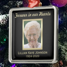 Personalized Memorial Christmas Ornaments
