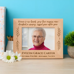 Personalized Memorial Custom Name Remembrance  Engraved Frames