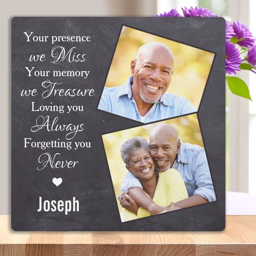 Personalized Memorial In Loving Memory Photo Plaque