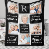 Personalized Memorial Keepsake Photo Collage