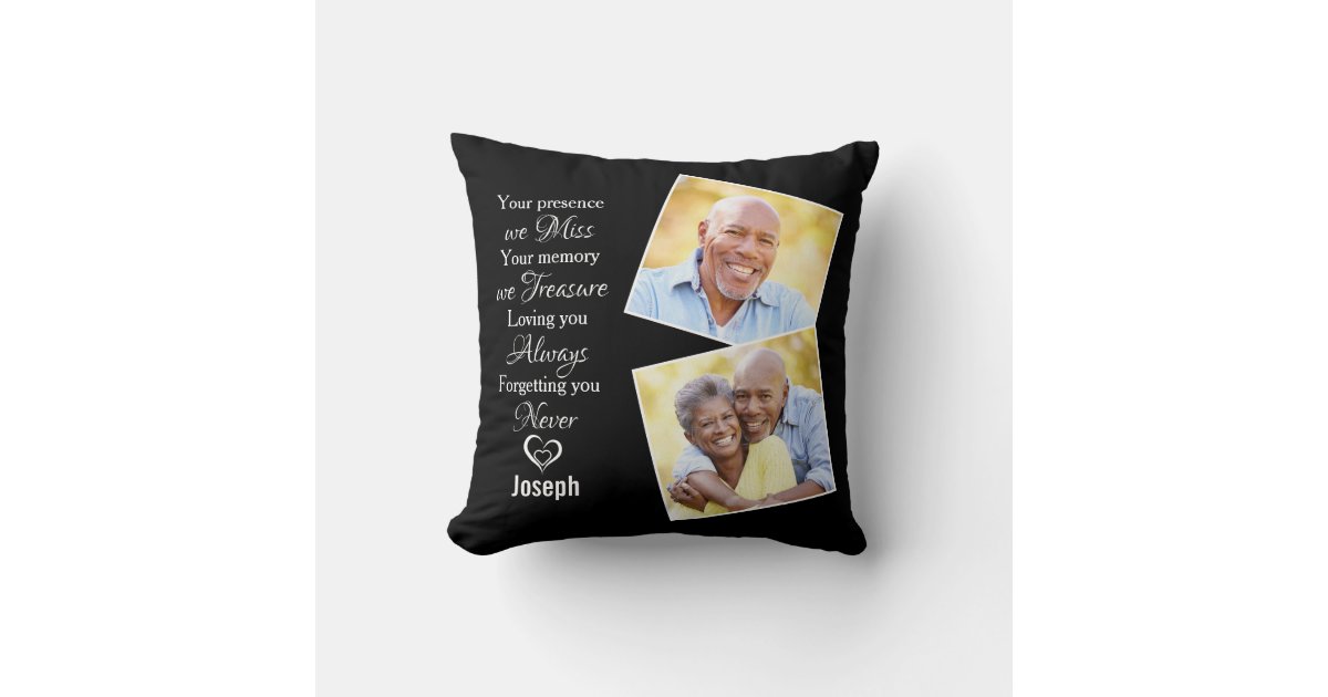 Personalized Memorial Pillow, Custom Pillow, Memory Pillow, Memorial Gift,  Bereavement Gift, Sympathy Gift, In Loving Memory - Stunning Gift Store
