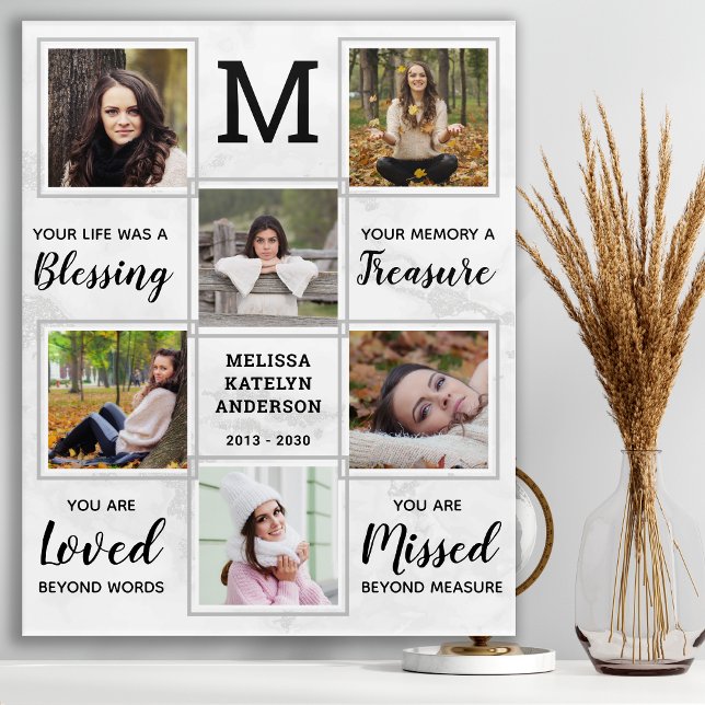Personalized Memorial Keepsake Unique Photo Acrylic Print (Creator Uploaded)