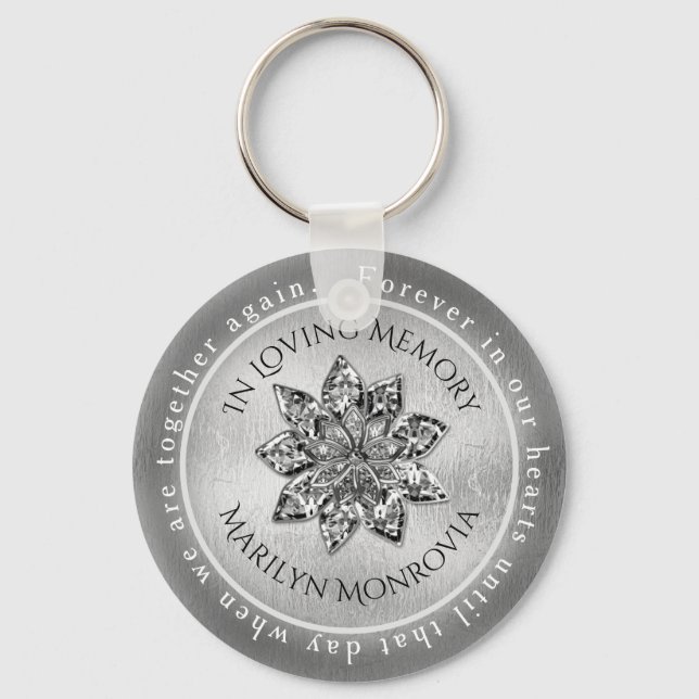 Personalized Memorial Keychain (Front)