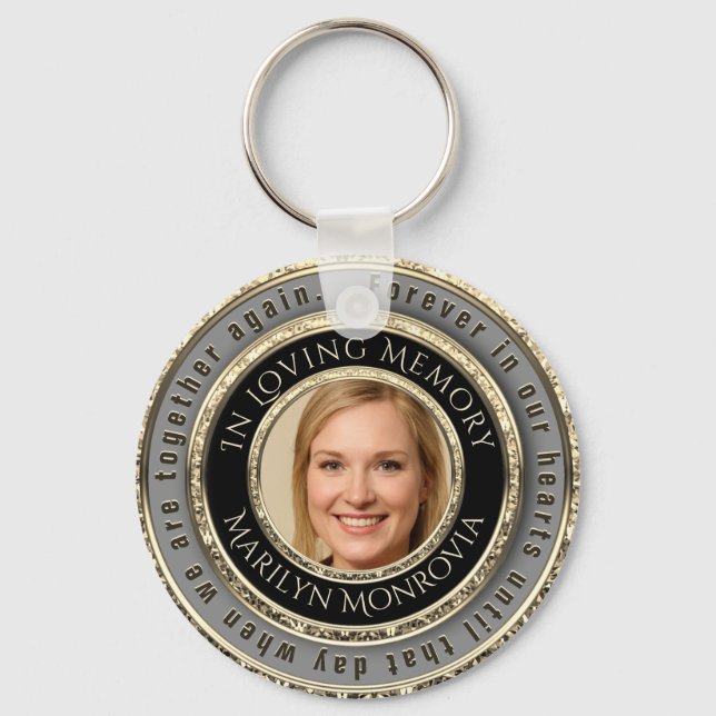 Personalized Memorial Keychain (Front)