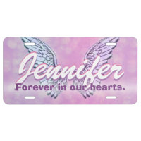 Personalized Memorial License License Plate