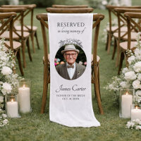 Personalized Memorial Linen Father Of The Bride