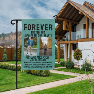 Personalized Memorial Loved One Tribute Garden Flag