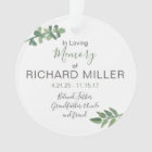 Personalized Memorial Ornament (Non-Photo)