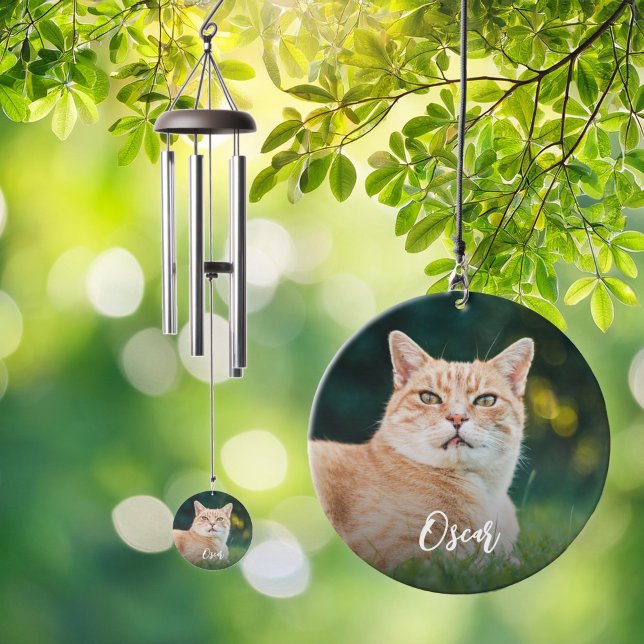 Personalized Memorial Pet Photo Wind Chime (Creator Uploaded)