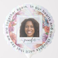 Personalized Memorial Photo  Balloon