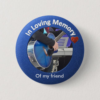 Personalized Memorial Photo Button