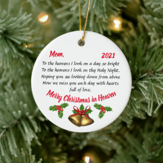 Personalized Memorial Poem Ornament