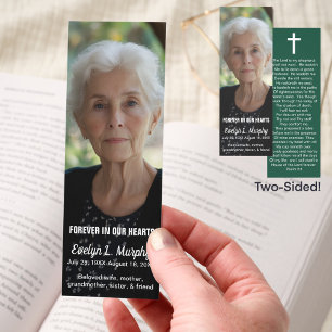 Personalized Memorial Prayer Bookmark