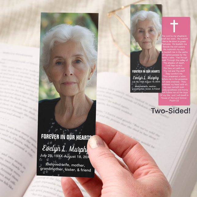 Personalized Memorial Prayer Bookmark (Creator Uploaded)