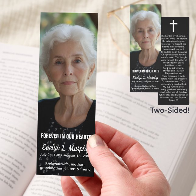 Personalized Memorial Prayer Bookmark (Creator Uploaded)