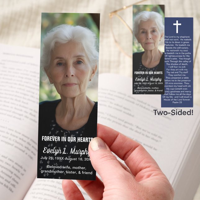 Personalized Memorial Prayer Bookmark (Creator Uploaded)