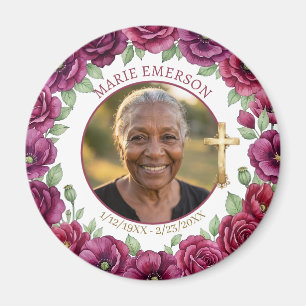 Personalized Memorial Remembering Photo Magnet