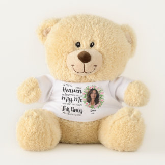 Personalized Memorial Teddy Bear Hug From Heaven