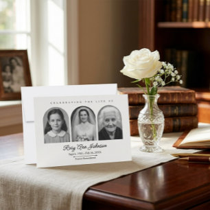 Personalized Memorial Thank You Card