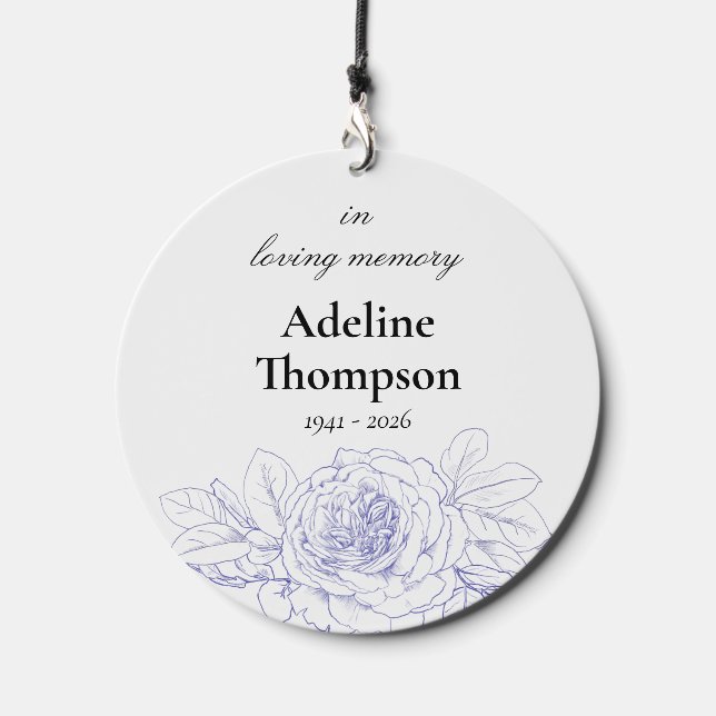 Personalized Memorial Wind Chime (Front)