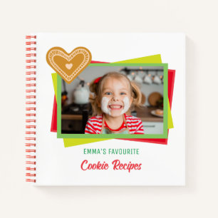 Personalized Memory Cookbook (Add Photo) Notebook