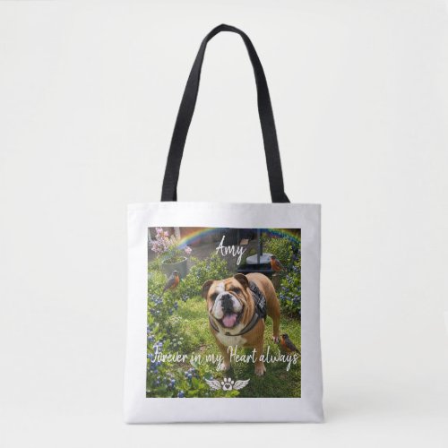 PERSONALIZED MEMORY PHOTO KEEP SAKE   TOTE BAG